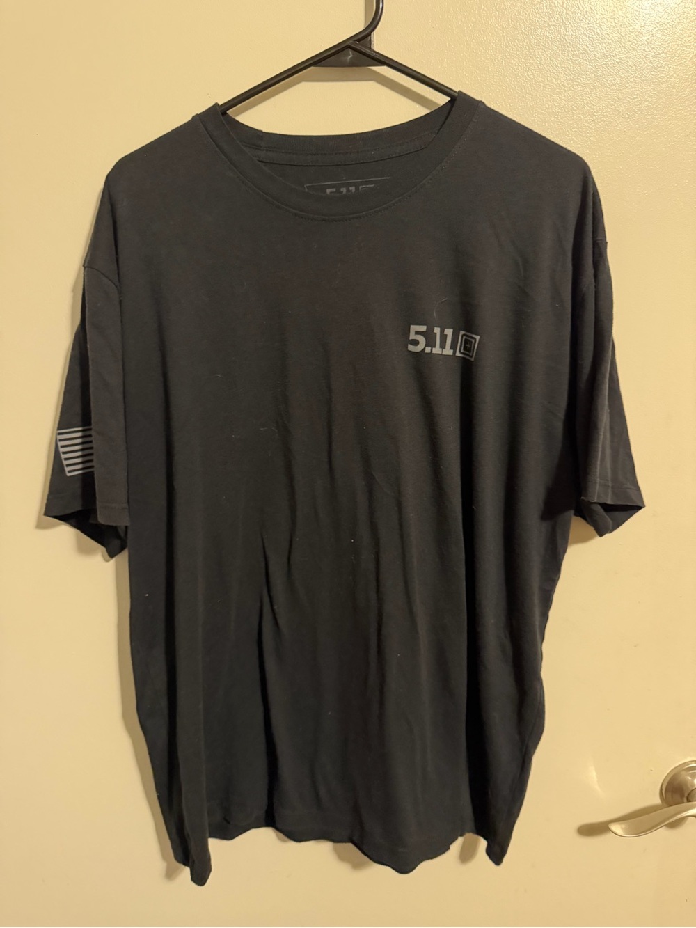 5.11 Tactical Black Short Sleeve Logo Tee